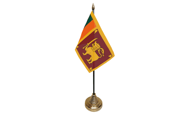 Sri Lanka Table Flags
